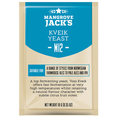 Yeast Sachet - Mangrove Jack's Craft Series Kveik M12 Yeast Sachet 10g