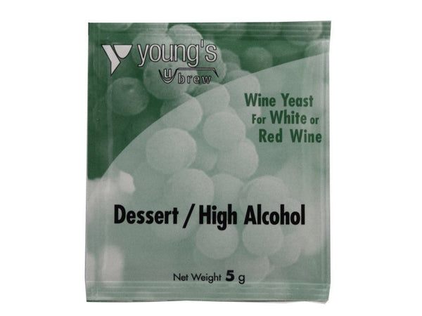 Yeast Sachet - Youngs Dessert / High Alcohol Wine Yeast 5g