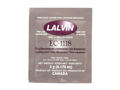 Yeast Sachet - Lalvin EC-1118 Sparkling Wine & Cider Yeast 5g - SPECIAL OFFER AS BEST BEFORE IS 31/03/2024