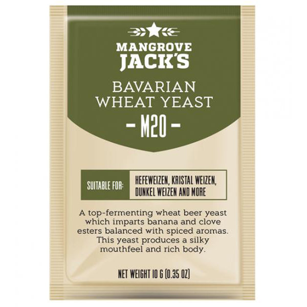 Yeast Sachet - Mangrove Jack's Craft Series Bavarian Wheat M20 Yeast 10g