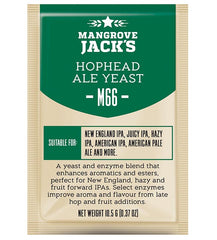 Yeast Sachet - Mangrove Jack's Craft Series Hophead Ale M66 Yeast 10.5g