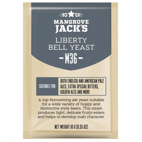 Yeast Sachet - Mangrove Jack's Craft Series Liberty Bell M36 Yeast 10g
