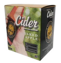 Festival Real Fruit Cider Kit - Oaked Apple 4.5Kg Makes 40 Pints (23 Litres)