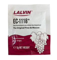 Yeast Sachet - Lalvin EC-1118 Sparkling Wine & Cider Yeast 5g
