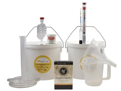 Starter Wine Making Set - 6 Bottle Size SG Wines Gold with Equipment - 7 Styles