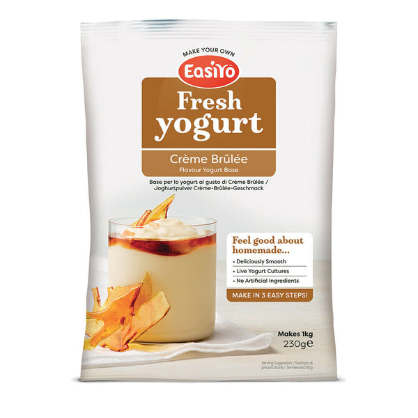 EasiYo Creme Brulee Flavoured Yogurt Sachet 230g