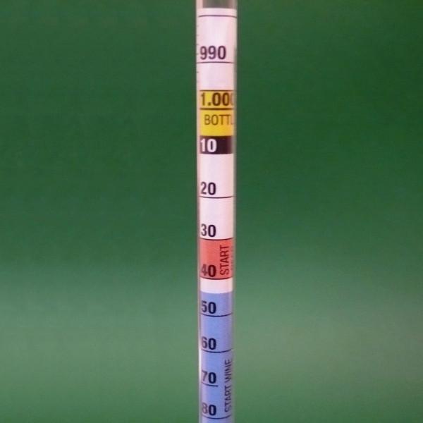 StevensonReeves Triple Scale Hydrometer for Wine & Beer with Glass Tr