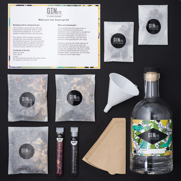 DIY Gin-making kit. Do Your Gin.  Gin making kit, Alcohol infusion, Gin kit