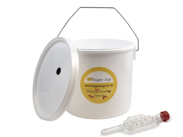 Fermentation Vessel - 5 Litre Bucket with Grommeted Lid & Airlock