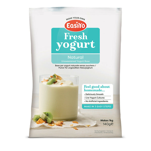 EasiYo Natural Yogurt Sachet 140g 