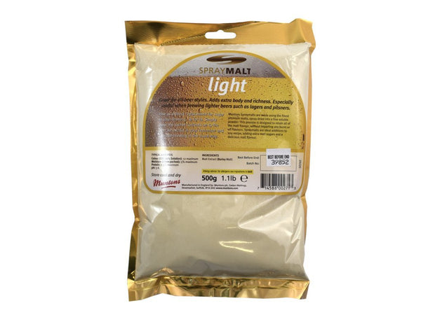 Muntons Foil Packed Spraymalt Light 500g