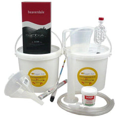 Starter Wine Making Set - 6 Bottle Size Beaverdale with Equipment - Red & Rose Wines