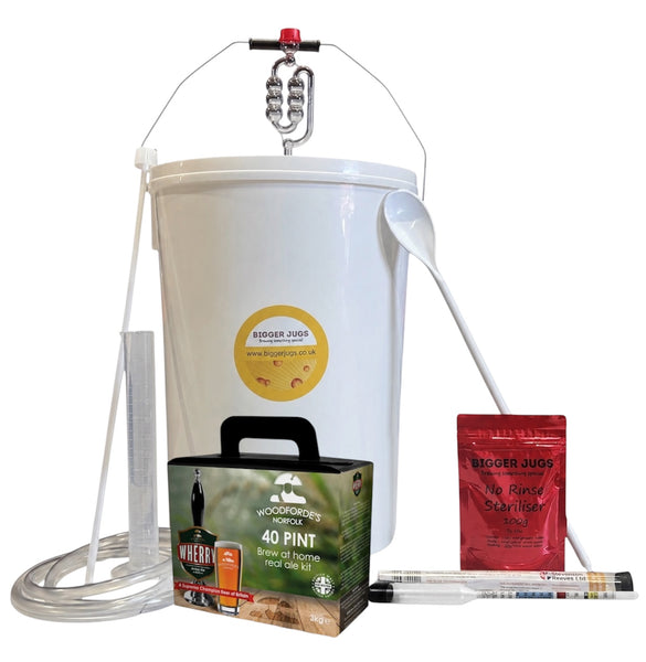 Woodfordes Wherry 3Kg Best Bitter Amber Ale Beer Kit (40 pints / 23 Litres) 