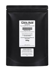 Citric Acid 500g - Supplied in Resealable Pouch - For Making Elderflower Champagne, Cordials, Jams, Sherbert, Sweets & Descaling Limescale / Rust Removal