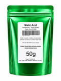 Malic Acid 50g Supplied in Heavy Duty Resealable Pouch