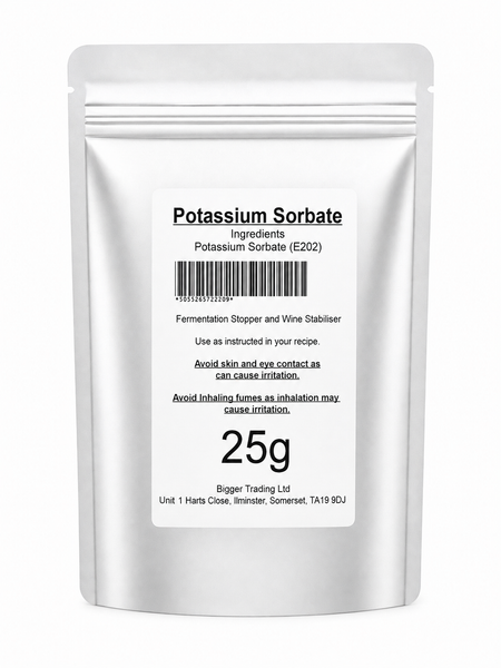 Fermentation Stopper (Potassium Sorbate) 25g - Supplied in Resealable Pouch