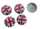 Crown Caps Union Jack Design - Pack of Approx. 100 - Buy 1 Get 1 Half Price