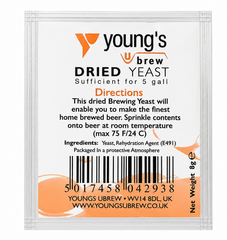 Yeast Sachet - Youngs Beer Yeast 5g