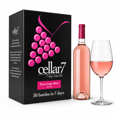 Cellar 7 by Youngs 30 Bottle 7 Day Wine Kit - Pinot Grigio Blush
