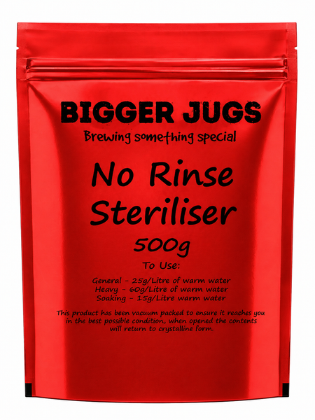 Sodium Percarbonate No Rinse Cleanser / Steriliser 500g Supplied in Heavy Duty Resealable Pouch