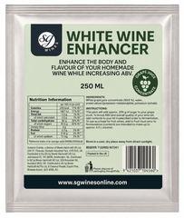 SG Wines White Wine Enhancer 250ml Pouch - White Grape Juice Concentrate