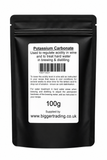 Potassium Carbonate 100g Resealable Pouch - Used to Regulate the Acidity in Wine & To Treat Hard Water in Brewing & Distilling