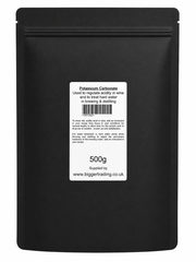 Potassium Carbonate 500g Resealable Pouch - Used to Regulate the Acidity in Wine & To Treat Hard Water in Brewing & Distilling
