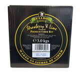 Bulldog Brews Strawberry & Lime Flavoured 3.0Kg Cider Kit