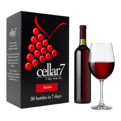 Cellar 7 by Youngs 30 Bottle 7 Day Wine Kit - Merlot