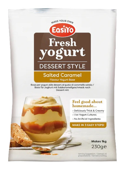 EasiYo Salted Caramel Flavoured Yogurt Sachet 230g