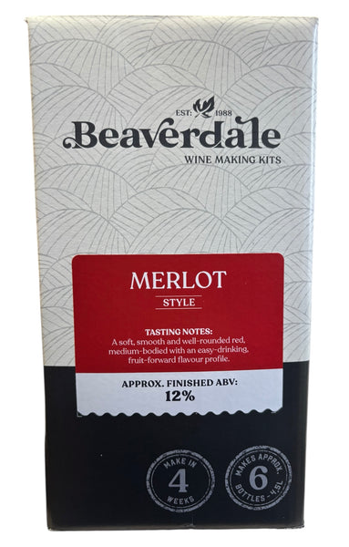 Beaverdale 6 Bottle Trial Size Wine Kit - Merlot