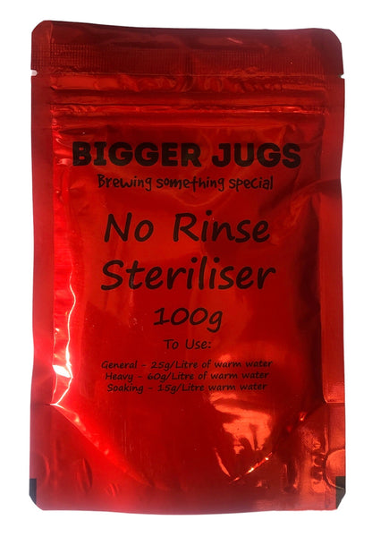 Sodium Percarbonate No Rinse Cleanser / Steriliser 100g Supplied in Heavy Duty Resealable Pouch
