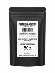 Pectolytic Enzyme (Pectic Enzyme, Pectinase) 50g Supplied in Heavy Duty Resealable Pouch