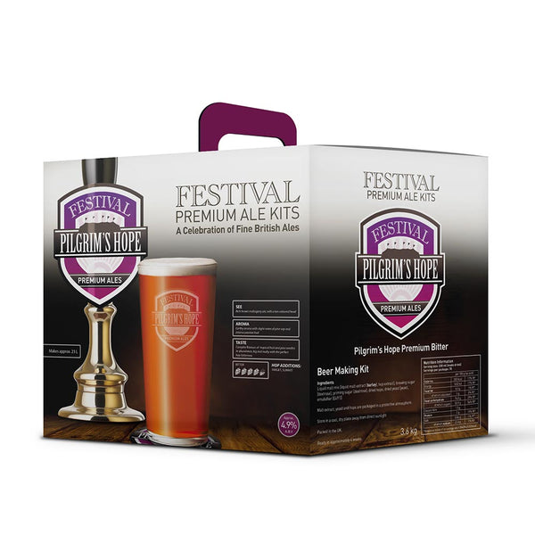 Festival Premium Ale Kits - Pilgrims Hope 3.5Kg Dark Best Bitter Beer Kit