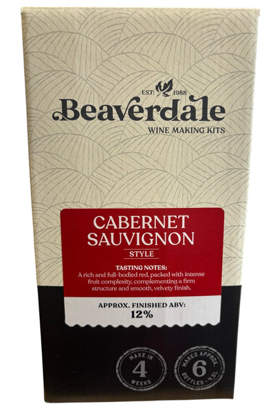 Beaverdale 6 Bottle Trial Size Wine Kit - Cabernet Sauvignon