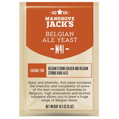Yeast Sachet - Mangrove Jack's Craft Series Belgian Ale M41 Yeast 10g