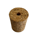 Large Cork Bung with hole to fit Airlock For Our Ovaled Neck Glass Demijohns