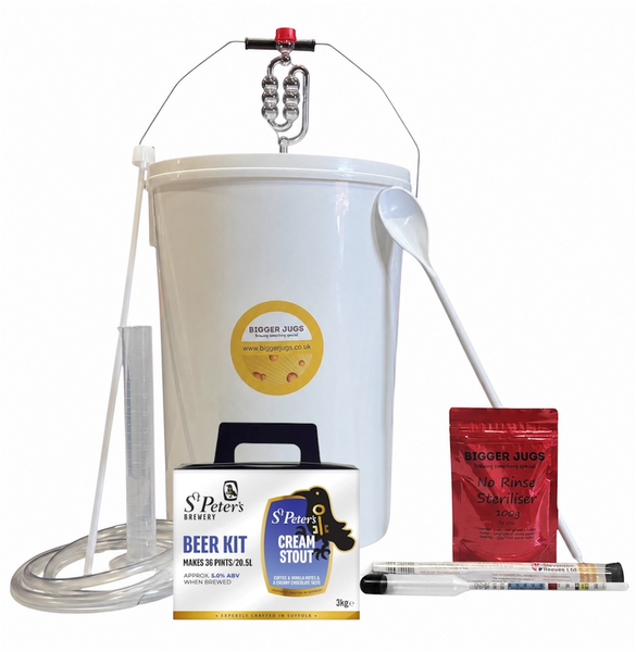 St Peters Brewery Cream Stout 3Kg Beer Kit Makes 36 Pints (21 Litres)