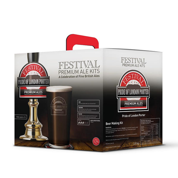 Festival Premium Ale Kits - Pride of London Porter 3.8Kg Beer Kit