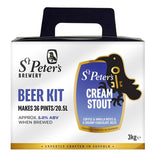St Peters Brewery Cream Stout 3Kg Beer Kit Makes 36 Pints (21 Litres)
