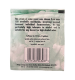 Yeast Sachet - Youngs Dessert / High Alcohol Wine Yeast 5g