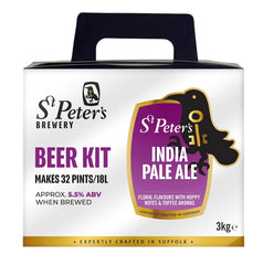St Peters Brewery India Pale Ale (IPA) 3Kg Beer Kit Makes 32 Pints (18 Litres)