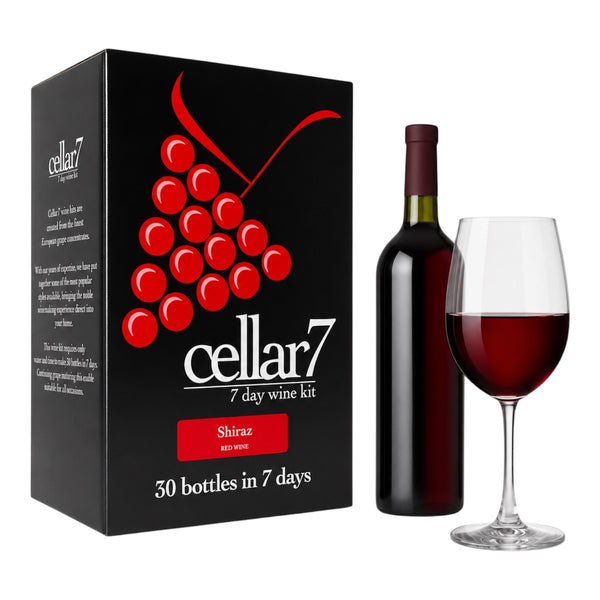 Cellar 7 by Youngs 30 Bottle 7 Day Wine Kit - Shiraz