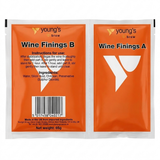 Wine & Beer Finings - Youngs 2 Part Wine & Beer FiningsTreats 23 Litres (5 Gallons)
