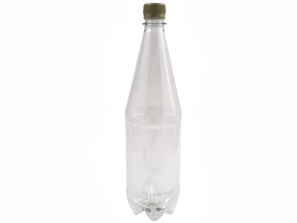 PET Bottles 1 Litre with Tamper Evident Caps - Carton of 24
