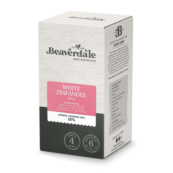 Beaverdale 6 Bottle Trial Size Wine Kit - White Zinfandel