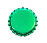 Crown Caps Bright Metallic Green - Pack of Approx. 100 - Buy 1 Get 1 Half Price