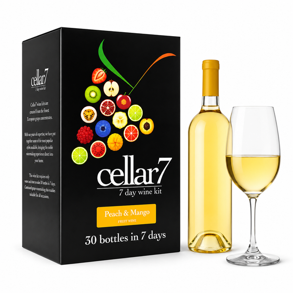 Cellar 7 by Youngs 30 Bottle 7 Day Wine Kit - Peach & Mango
