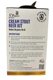 St Peters Brewery Cream Stout 3Kg Beer Kit Makes 36 Pints (21 Litres)