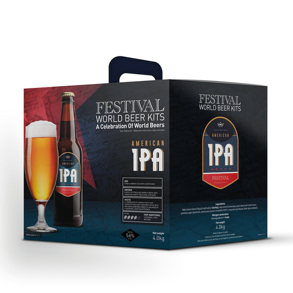 Festival World Beer Kits Premium Ales  - American IPA 4.0Kg Beer Kit